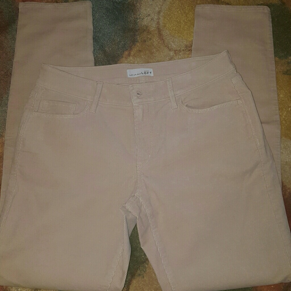 NWT Loft "Curvy Skinny" corduroy pants